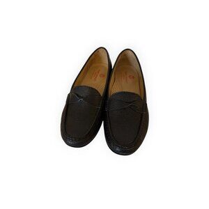 Marc Joseph New York Black Leather Loafers Slip-On Shoes Women’s Size 8 1/2